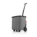 reisenthel® Einkaufsroller carrycruiser, twist silver