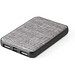 RENEWAL BATTERY. Powerbank 5'000 mAh aus Recyceltes PET (100% rPET), Grau