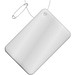 RFX™ H-10 Rechteckiger, reflektierender PVC-Anhänger, klein, weiss