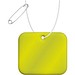 RFX™ H-20 rechteckiger reflektierender PVC-Anhänger XL, neongelb