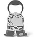 RICHARTZ® EINKAUFSWAGENLÖSER karl soldier, silber