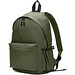 ROSARIO. Klassischer Rucksack mit zeitlosem Design aus recyceltem 600D Polyester, Dunkelgrün