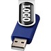 Rotate USB-Stick 3.0 mit Doming, blau, 128GB