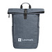 HALFAR Rucksack Circle aus rPET, blau-grau meliert