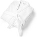RUFFALO LARGE. Bademantel (350 g/m²) aus Baumwolle (82%) und recycelter Baumwolle (18%), Weiß