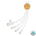 rundes Ontario 6-in-1 Kabel aus RCS recyceltem Kunststoff, weiß
