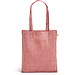 RYNEK. Tragetasche aus recycelter Baumwolle (70%), polyester (30% rPET) (140 g/m²), Rot
