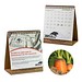Samenpapier-Tischkalender, Weihnachten, Karotte, 1-seit. Druck