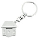 METMAXX® Schlüsselanhänger mit Chip, Home, silber