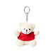 Schlüsselanhänger Teddy Tedchain, rot, rot