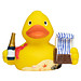 Schnabels® Bade-Ente CityDuck® Sylt, bunt