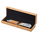 Schreibset York aus Kork/Metall, blaue Mine, braun