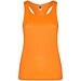 Schura Sport Top für Damen, Fluor Orange, L