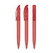 senator® Druckkugelschreiber Challenger Frosted, blaue Mine, rot 186