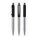 senator® Drehkugelschreiber Nautic Touch Pad Pen, blaue Mine, schwarz