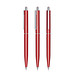 senator® Druckkugelschreiber Point Polished, blaue Mine, rot 186