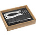 Set aus Taschenlampe und Multitool, schwarz