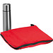 Set Fleecedecke + Thermoskanne Liverpool, rot