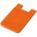 SHELLEY. Smartphone-Kartenhalter aus Silikon, Orange