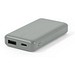 SHERYL. Powerbank 4'000 mAh bei recyceltem ABS (100% rABS), Grau