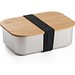 SHINO. Frischhaltebox (800 mL) aus Edelstahl und Deckel aus Bambus, Natur