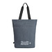 HALFAR Einkaufstasche Shopper Circle, blau-grau meliert