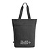 HALFAR Einkaufstasche Shopper Circle, schwarz meliert