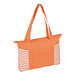 Shopper TWIN, orange, weiß