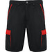 Workwear Shorts Tahoe, L, schwarz/rot