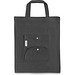 SIENA. Faltbare Tasche aus Baumwolle (50%), receycelte Baumwolle (30%) und Polyester (20% rPET) (140 g/m²), Schwarz