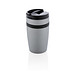 XD XCLUSIVE auslaufsicherer Vakuum-Becher Sierra, 280 ml, silber/schwarz