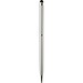 Sleek Stylus Matte Pen Silber Blaue Tinte