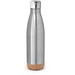 SOLBERG. Thermosflasche aus Edelstahl und Korkboden, 560 ml, Satinsilber