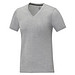 Somoto T-Shirt mit V-Ausschnitt für Damen, heather grau, M