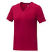 Somoto T-Shirt mit V-Ausschnitt für Damen, rot, S