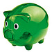 Sparschwein Richy, Transparent Grün