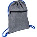 Sportbeutel PREMIUM, grau/blau