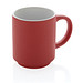 Stapelbare Keramiktasse, rot