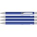 uma® Metall-Kugelschreiber Straight SI, blaue Mine, mittelblau