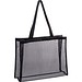 Strandtasche aus Polyester AUGUST, schwarz