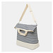 Strandtasche JUIST,beige, blau