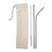 retumbler® Edelstahl-Trinkhalme California, M, silber
