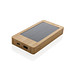 Sunwick 10.000mah Bambus Solar Powerbank, braun