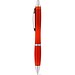 SWING rPET. Recyceltes PET (100% rPET)-Kugelschreiber mit Metallclip, Rot