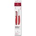 Swiss Classic, Gemüsemesser mit I-Schäler, 2tlg, rot