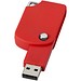 Swivel Square USB-Stick, rot, 1GB