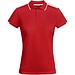 Tamil Sport Poloshirt für Damen, rot, 2XL