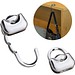 Taschenhalter DOROTHEA, silbergrau