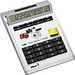 Taschenrechner Digitaldruck, Silber