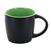 Tasse Ennia 250 ml, schwarz-grün